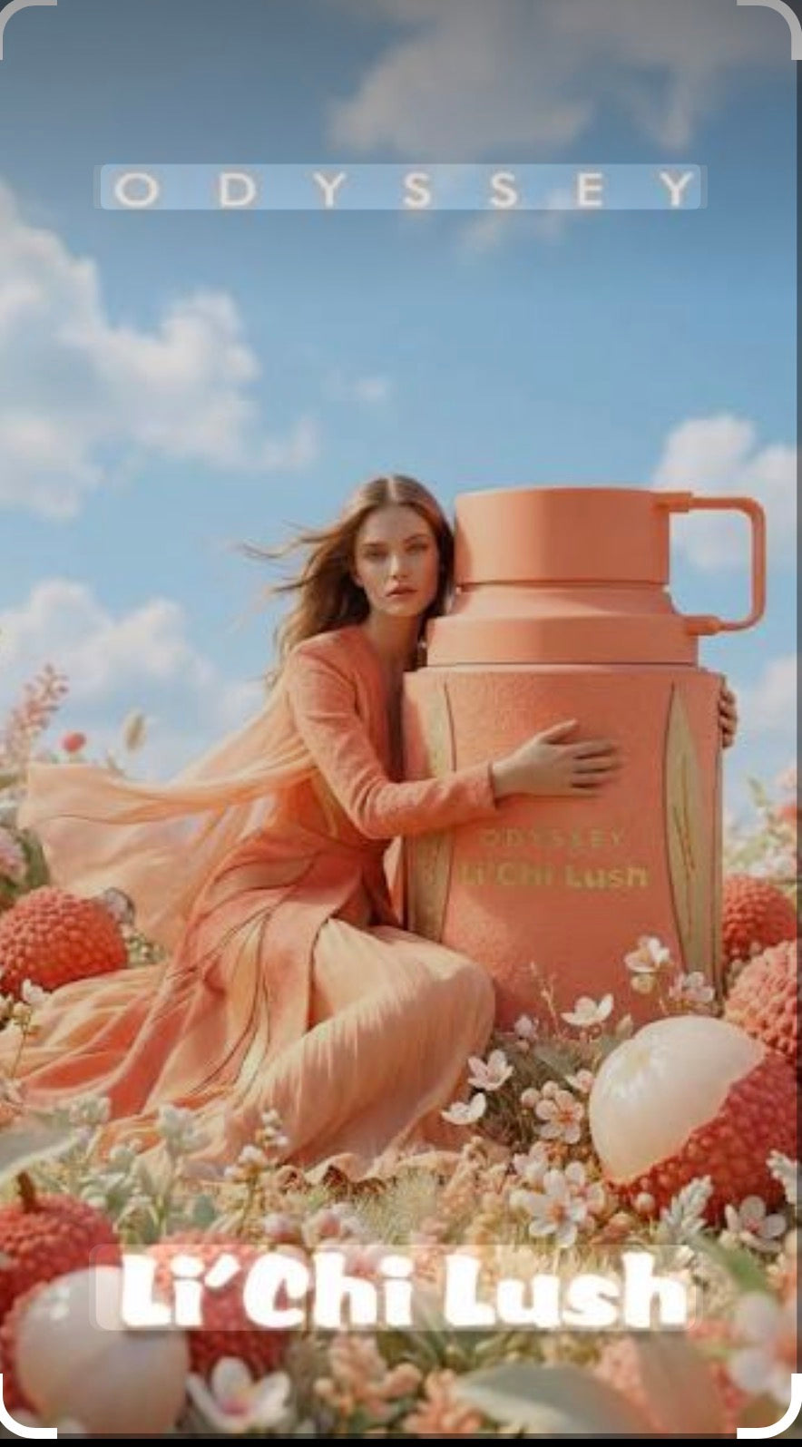 Odyssey Lychi Lush Eau De Parfum – Sweet Fruity Floral Luxury Fragrance For Women