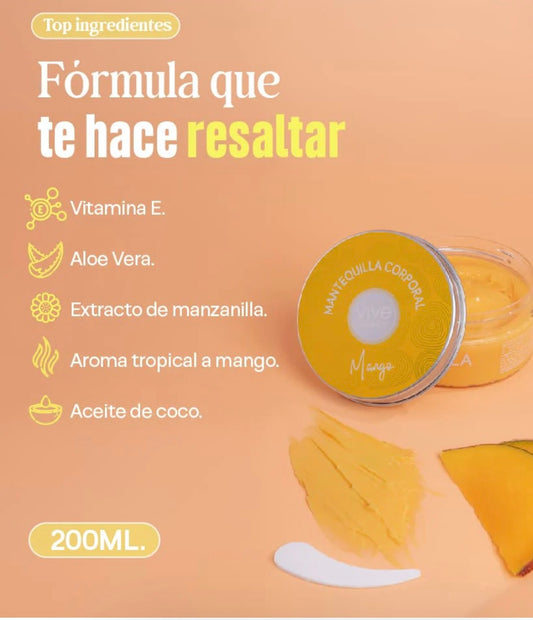 CREMA MANTEQUILLA MANGO 200ML
