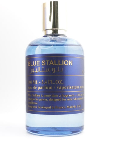 Blue Stallion by Stallion 53 EDP 100ml + 20ml Set – Perfume Árabe para Hombre – Siblingsgo