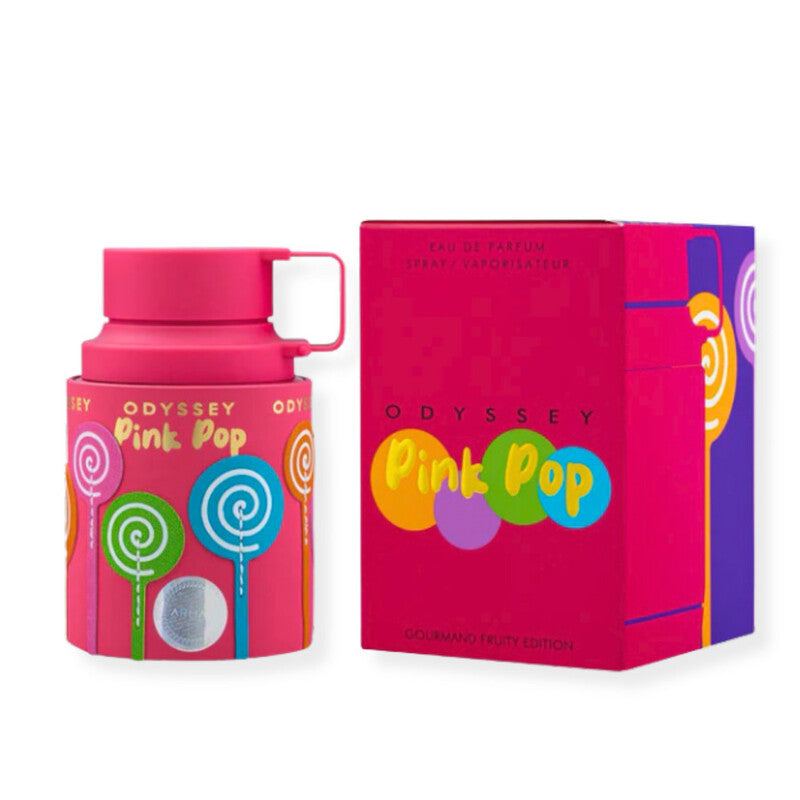 Odyssey Pink Pop Eau De Parfum 100ML – Sweet Fruity Gourmand Fragrance for Women