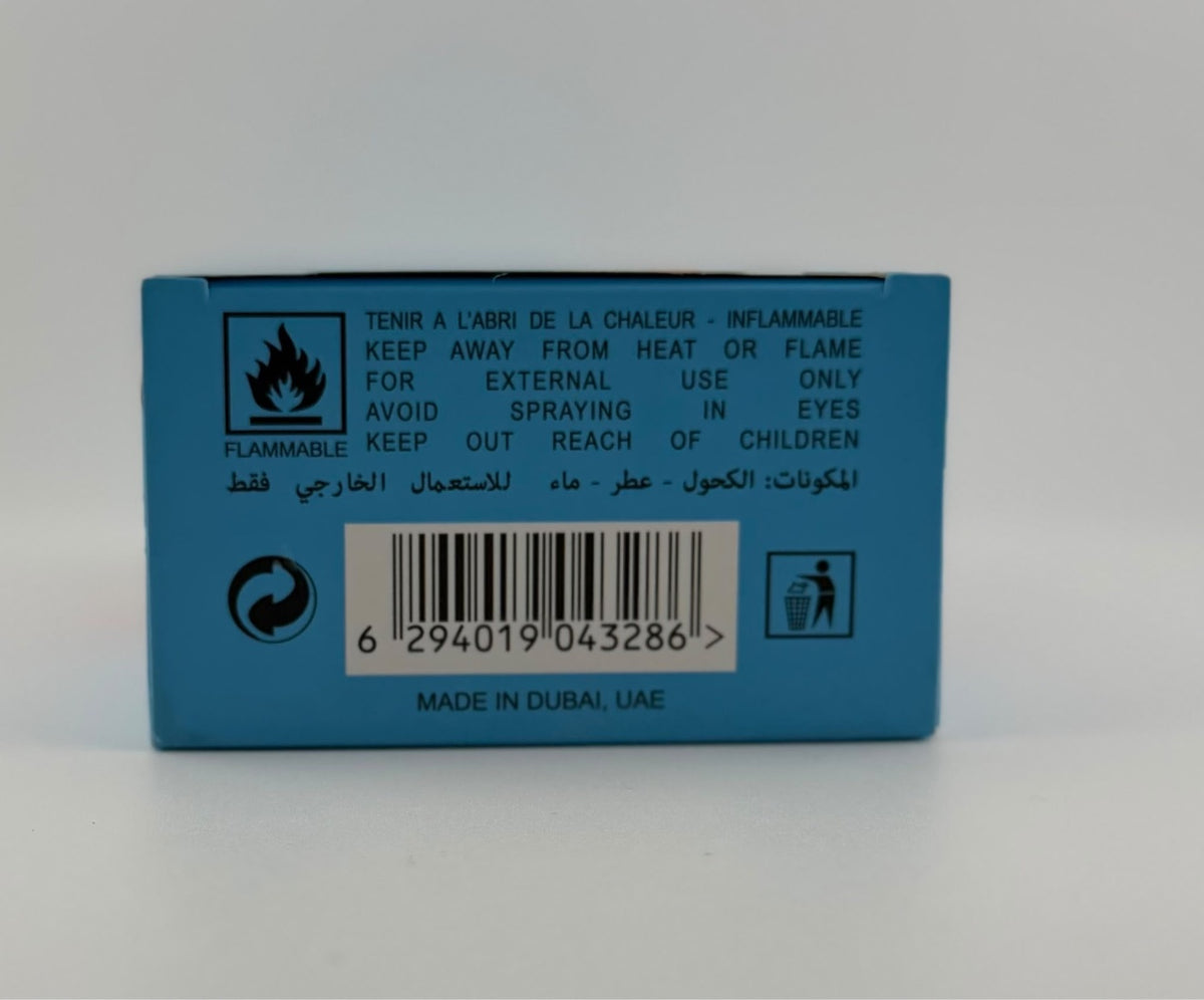 Caja del perfume Pop & Tasty de Zakat Creations, Eau de Parfum 50 ml, hecho en Dubái, EAU, empaque listo para regalo – Siblingsgo Miami